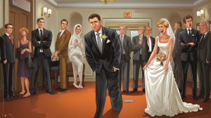 Illustration of 'Cold Feet'
