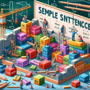 Building Simple English Sentences lingo stop
