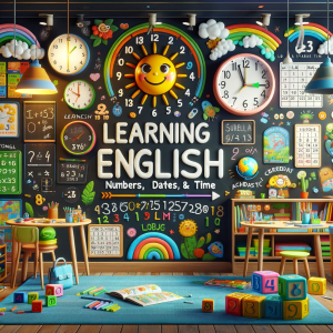 Learn English Numbers, Dates, and Time lingo stop